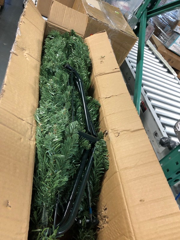 Photo 1 of **SEE NOTES**
TURNMEON 7 Feet Pencil Artificial Christmas Tree Decoration with 800 Branch  (Spruce Green)