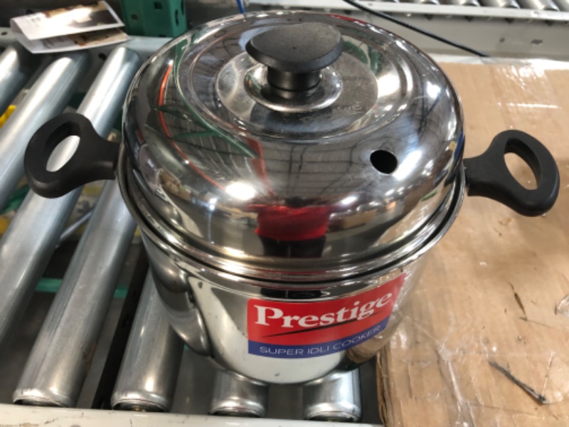 Photo 2 of **USED** TTK Prestige PRID6 IDLI Cooker, 5Plates + 1 Mini Plate, SILVER 5Plates 