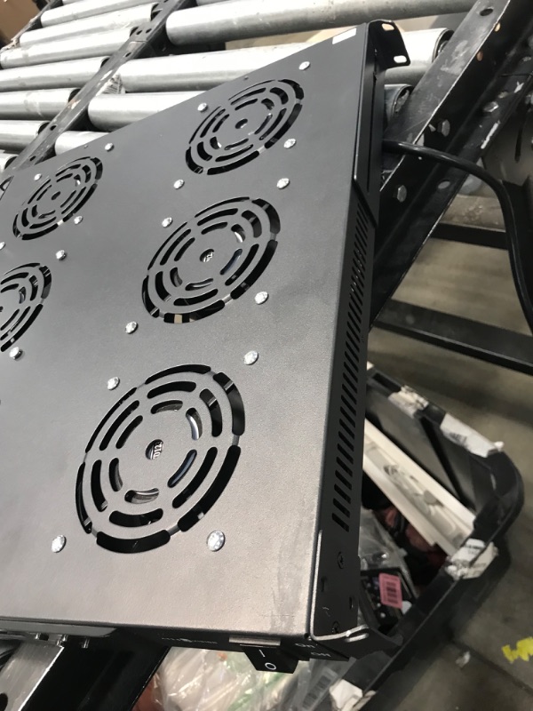 Photo 1 of ARES VISION 6 Cooling Fans for 19'' Wide Standard Server Cabinet/Rack with Thermostat Gauge(6 Fans w/Temp Sensor)