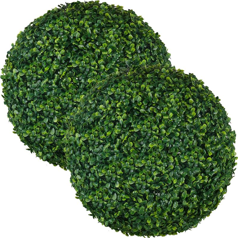 Photo 1 of AILANDA 4PCS 16inch Artificial Plant Topiary Ball Outdoor *LOOKS BRAND NEW*