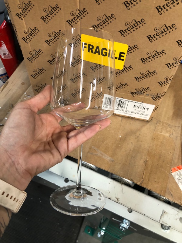 Photo 4 of **VERY SIMILAR TO STOCK PIC*** BREATHE GLASSWARE: White Wine Glasses (Set of 4)