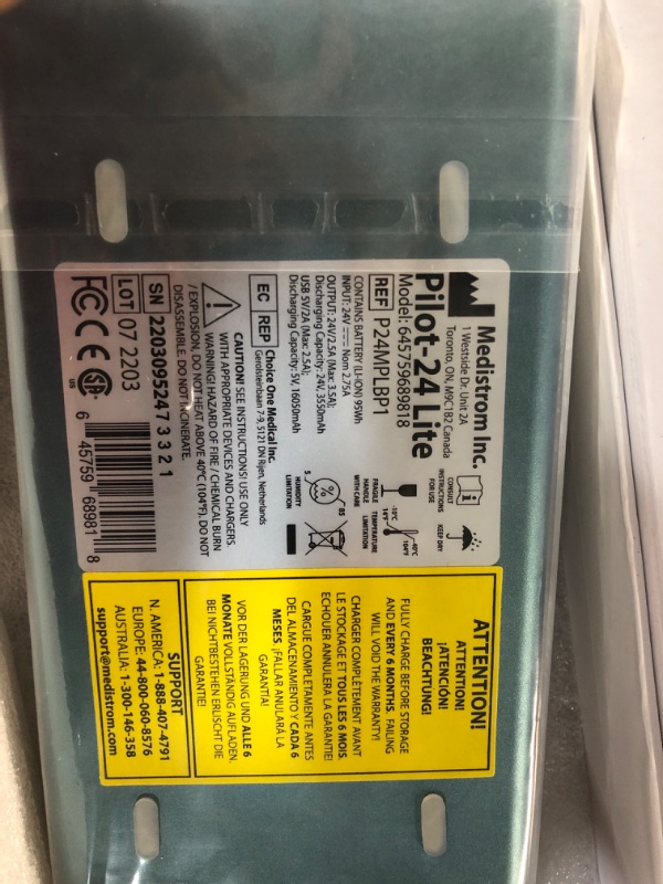 Photo 2 of Medistrom Pilot-24 Lite CPAP Battery; Designed for Use in the ResMed AirMini and AirSense 10 PAP Devices