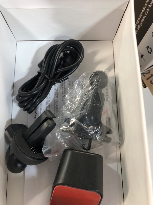 Photo 1 of 2022 Smart Wireless Car Charger Phone Holder, Wireless Auto Sensing Cell Phone Car Chargers Holder Car
