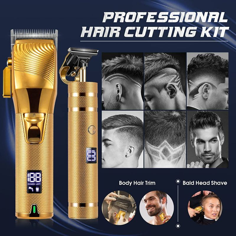 Photo 1 of Hair Clippers for Men, Professional Hair Trimmer Set 