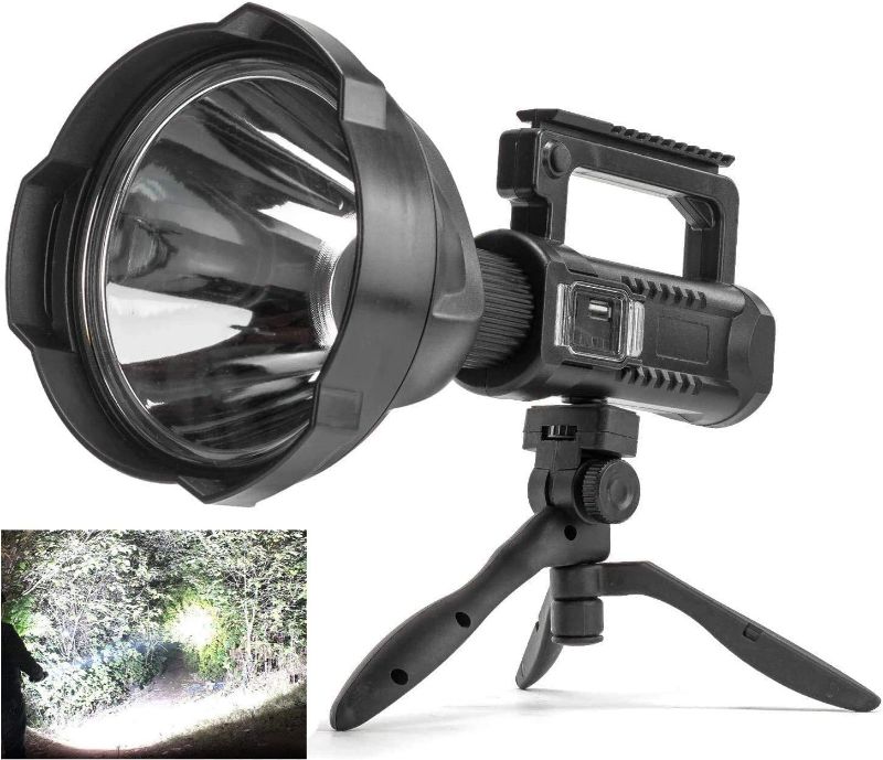 Photo 1 of Rechargeable Spotlight Flashlight High Lumens, 150000 Lumens 