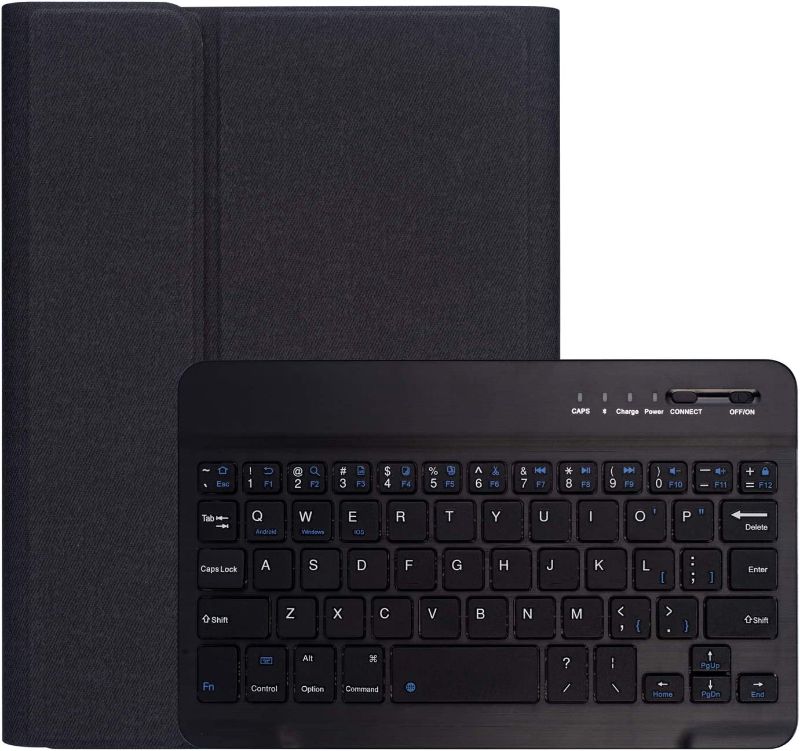 Photo 1 of *USED/SEE NOTES** Lrufodya Keyboard Case for iPad Mini 4 /Mini 5 with Detachable Wireless Keyboard and Pen Holder