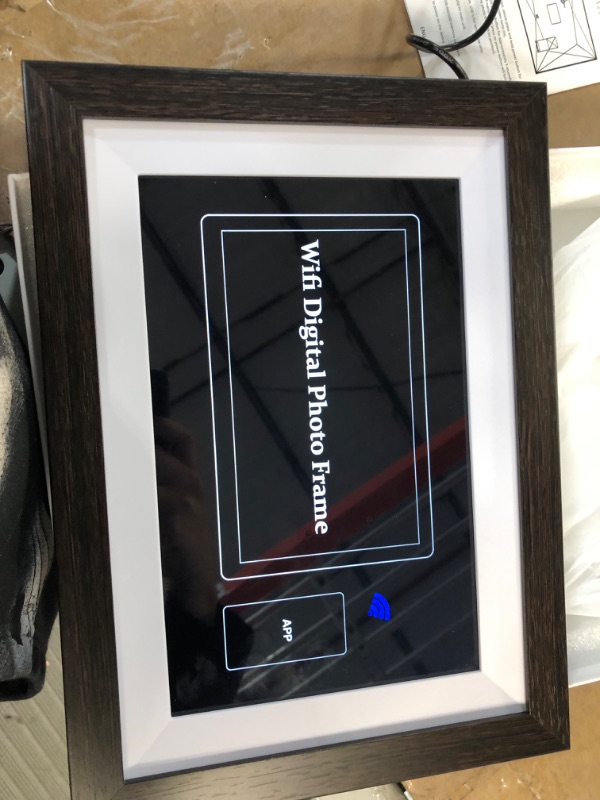 Photo 1 of **USED/SEE NOTES** WiFi Digital Picture Frame 10.1 Inch Smart Digital Photo Frame with IPS Touch Screen HD Display, 16GB Storage