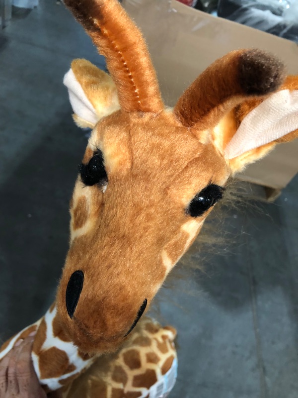 Photo 1 of *USED/SEE NOTES** BRINJOY Giant Giraffe Stuffed Animal Set, 47 Inch Large