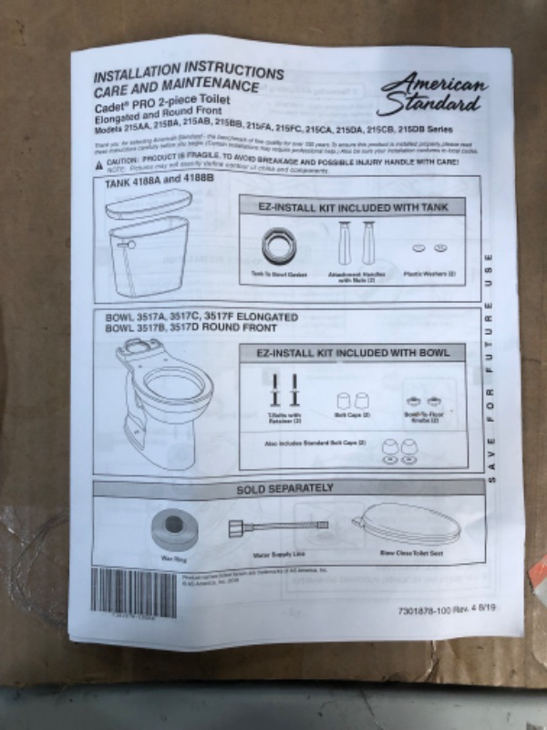 Photo 7 of American Standard Colony Pro 1.6 GPF Single Flush Toilet Tank Only in White