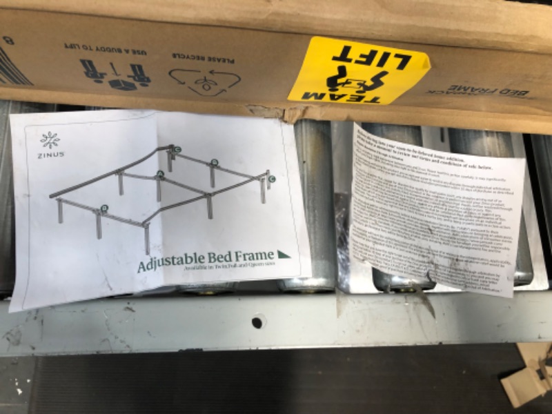 Photo 4 of *USED/ SEE NOTES** Zinus Michelle 12 Inch Compack Bed Frame, for Box Spring and Mattress Sets, Extra High, Fits Twin to Queen