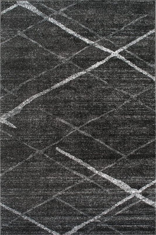 Photo 1 of *USED/ SEE NOTES** nuLOOM Thigpen Contemporary Area Rug, 4' x 6', Dark Grey