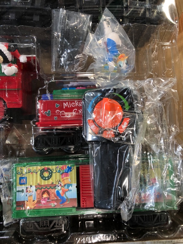 Photo 5 of *USED/SEE NOTES** Lionel Disney Mickey Mouse Express battery-powered Train Set with Remote + 12-Piece Straight Track Expansion Pack