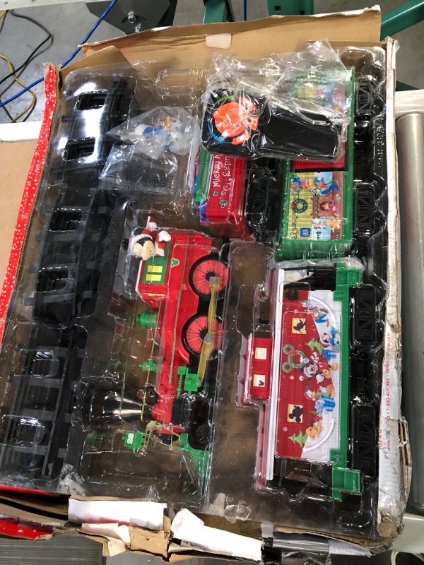 Photo 3 of *USED/SEE NOTES** Lionel Disney Mickey Mouse Express battery-powered Train Set with Remote + 12-Piece Straight Track Expansion Pack