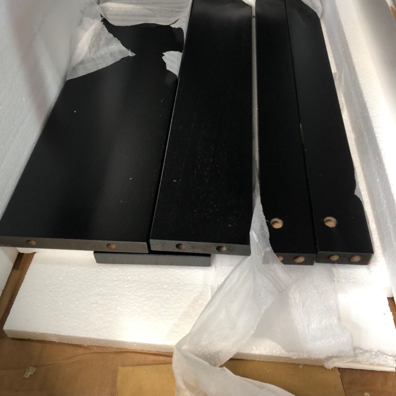 Photo 1 of *DAMAGED/SEE PICTURES** Convenience Concepts Mission 1 Drawer Console Table, Black