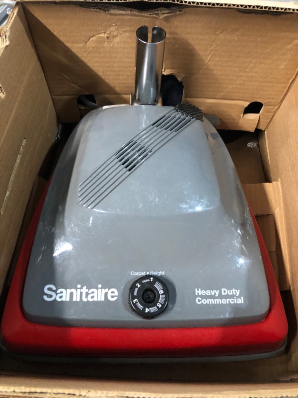 Photo 4 of *PARTS ONLY** Sanitaire Tradition Upright Vacuum Gray & Red