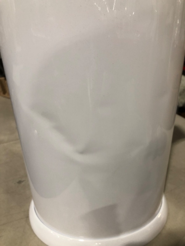 Photo 3 of **USED** DENTS ON THE SIDES** SEE PICTURES*** Ubbi Steel Diaper Pail - White