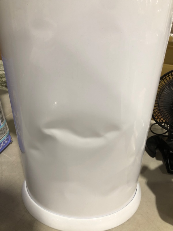 Photo 4 of **USED** DENTS ON THE SIDES** SEE PICTURES*** Ubbi Steel Diaper Pail - White