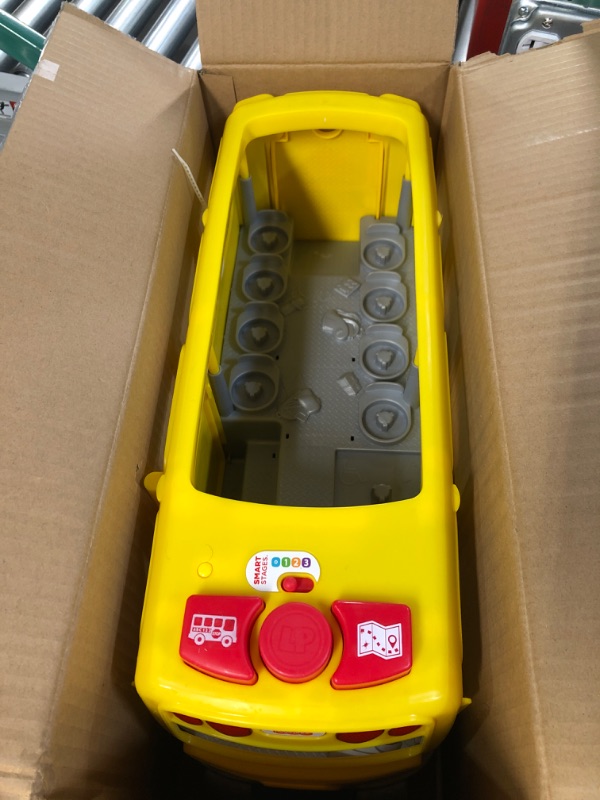 Photo 1 of Fisher-Price Little People Toddler School Bus Push Toy with Lights Sounds and Smart Stages Learning