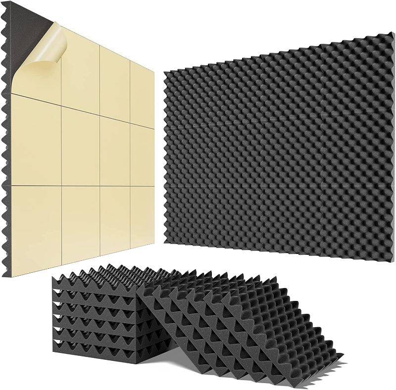 Photo 1 of (Picture is a refenced) Sonic Acoustics 2" X 12" X 12" Acoustic Foam Panels, Pyramid Recording Studio Wedge Tile 30