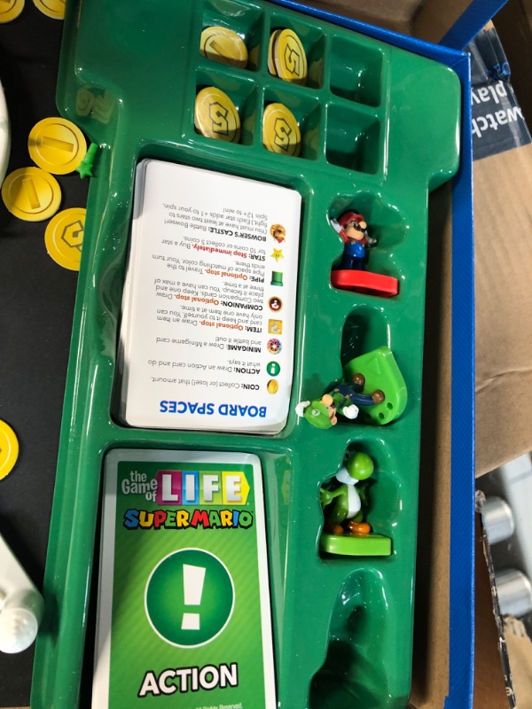 Photo 3 of The Game of Life: Super Mario Edition Board Game for Kids Ages 8 and Up, Play Minigames, Collect Stars, Battle Bowser