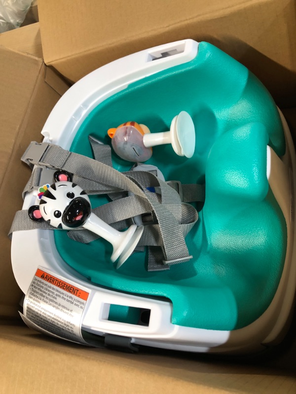 Photo 2 of Baby Einstein Dine & Discover Multi-Use Booster Feeding & Floor Activity Seat with Self-Storing Tray Sea of Support