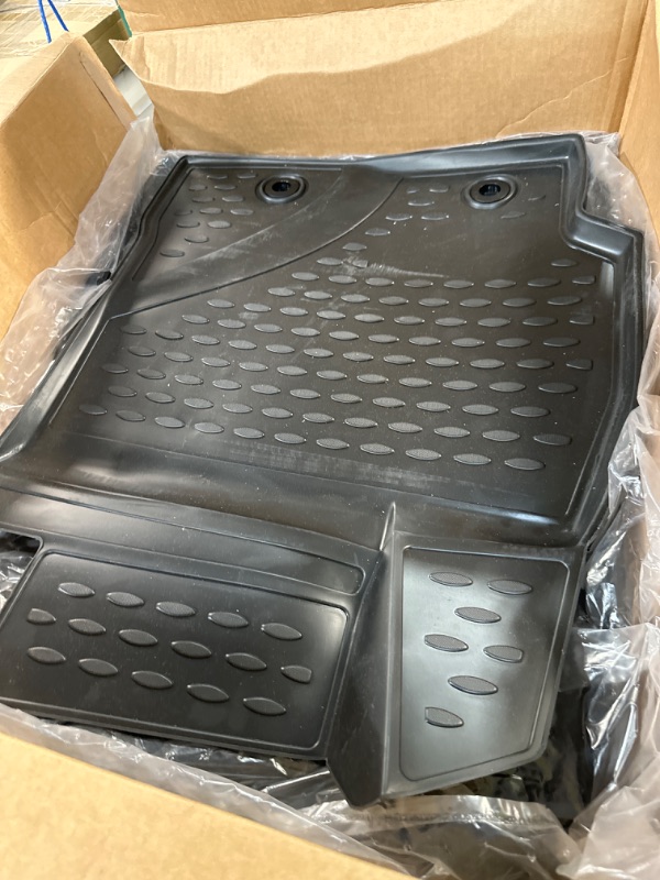 Photo 2 of Fits 2014-2019 Toyota Corolla Floor Mats Front & 2nd Seat Floor Liners Sedan with Automatic Transmission, Black 14-19 Corolla Floor Mats