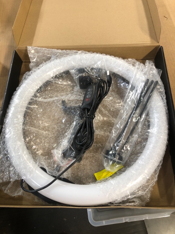 Photo 1 of -MISSING TRIPOD STAND- 12” Selfie Ring Light 