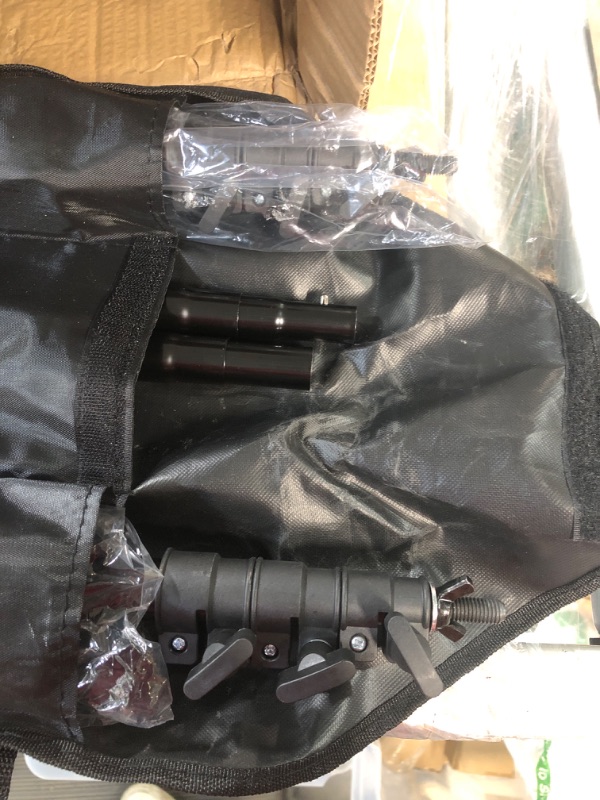 Photo 1 of -USED/MISSING PARTS UNKNOWN- HYJ-INC 12ft x 10ft Heavy Duty Adjustable Photography Backdrop Stand Support System Kit 