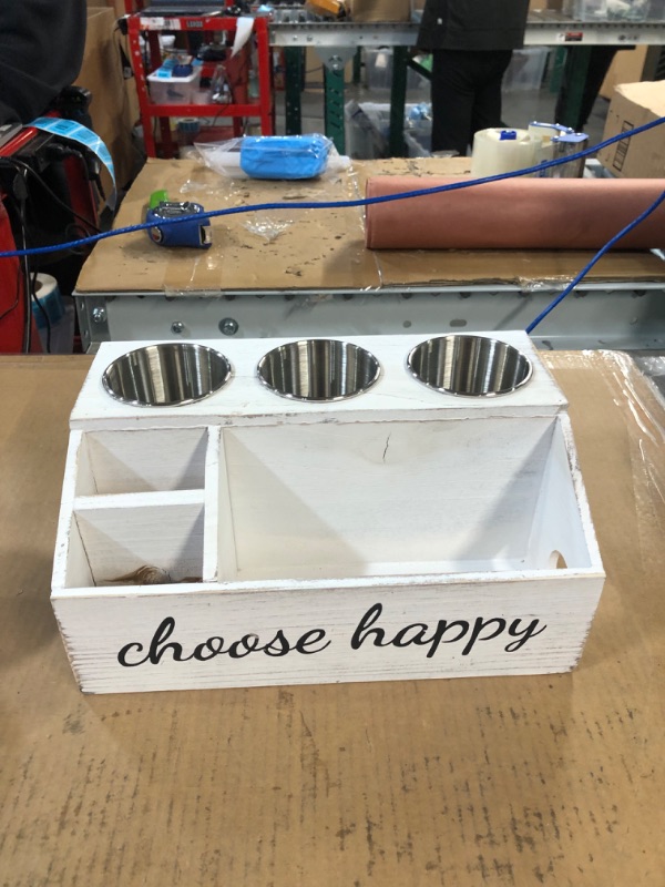 Photo 2 of -USED- Wooden Hair Tool Organizer (choose happy)