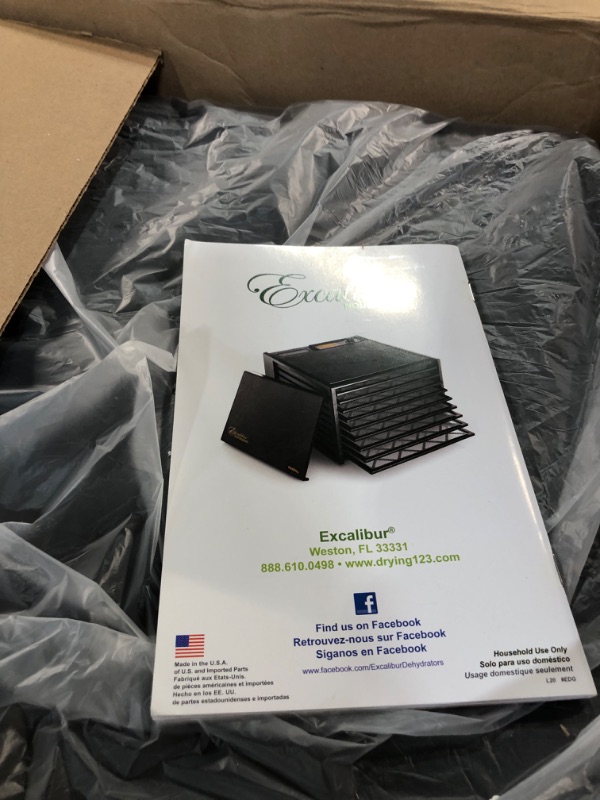 Photo 1 of **SEE NOTES**
Excalibur Food Dehydrator 9-Tray Electric with Adjustable Thermostat Accurate Temperature 