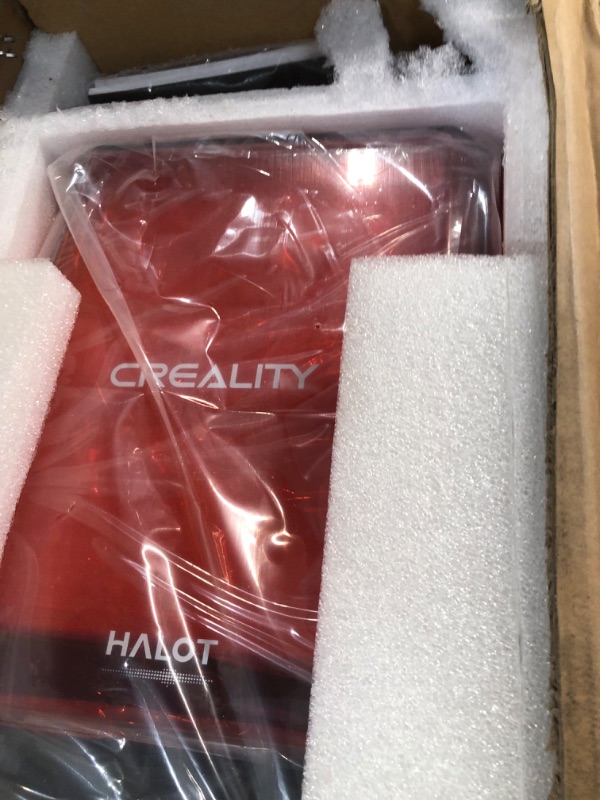 Photo 3 of Creality Halot-One Resin 3D Printer, 6" Monochrome LCD Screen UV Resin Printers 