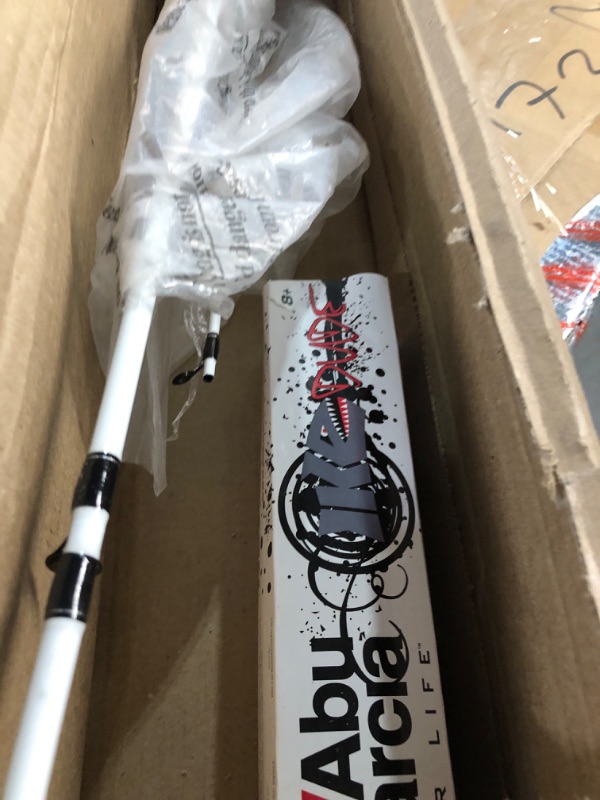 Photo 3 of Abu Garcia 5’6" IKE Dude Youth Fishing Rod and Reel Spincast Combo, 2-Piece Rod, Size 6 Reel, 