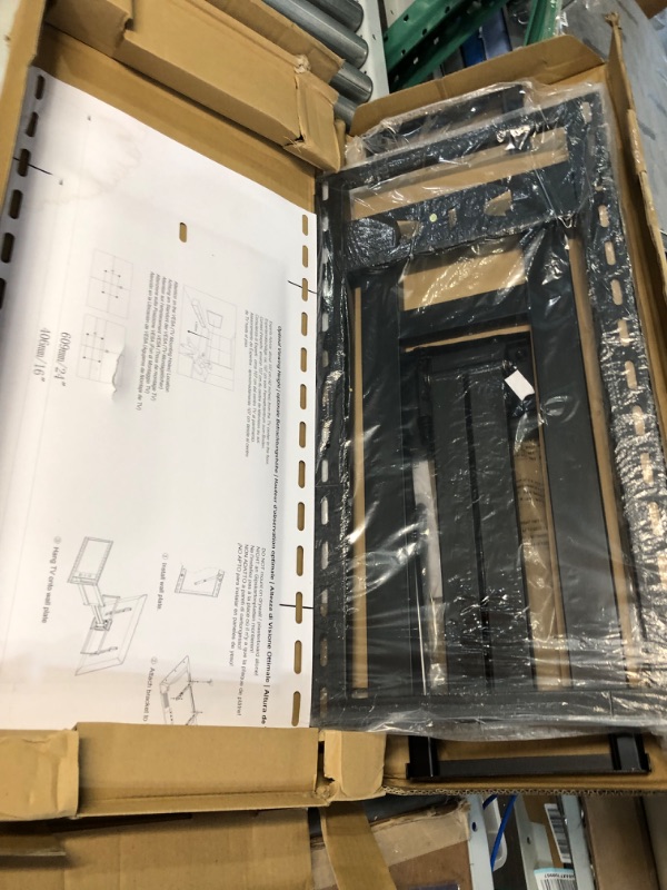 Photo 3 of Mounting Dream Long Arm TV Wall Mount for Most 42-90 Inch TV, 40 Inch 800x400mm, 150 lbs. Loading, 16”,18”, 24” Studs