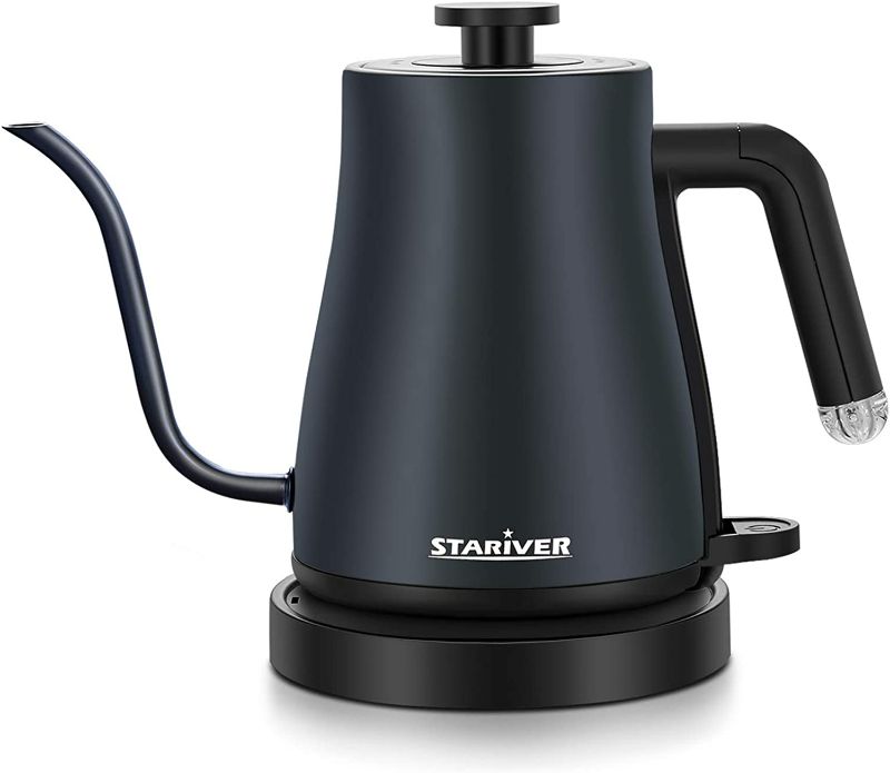 Photo 1 of **SEE NOTES**
Stariver Electric Kettle Gooseneck Kettle, 1.2L Water Kettle