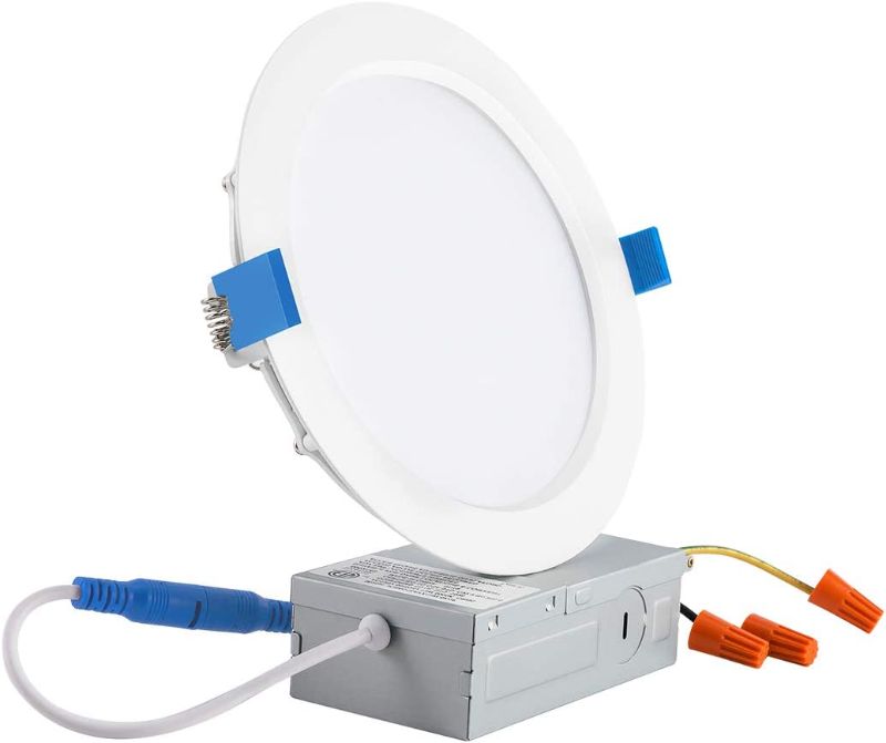 Photo 1 of JJC 13W 6 Inch Ultra Thin Led Recessed Lights6 pack