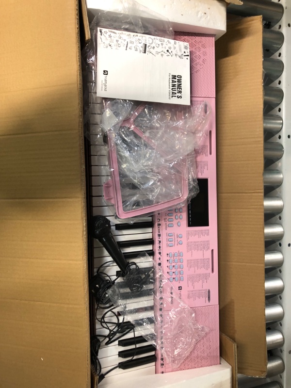 Photo 1 of Vangoa VGK610 Piano Keyboard, PINK 