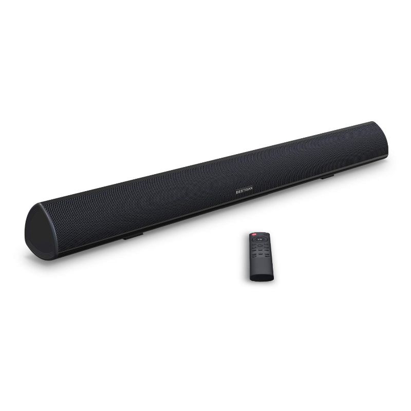 Photo 1 of **FOR PARTS** BESTISAN Soundbar, TV Sound Bar with Dual Bass