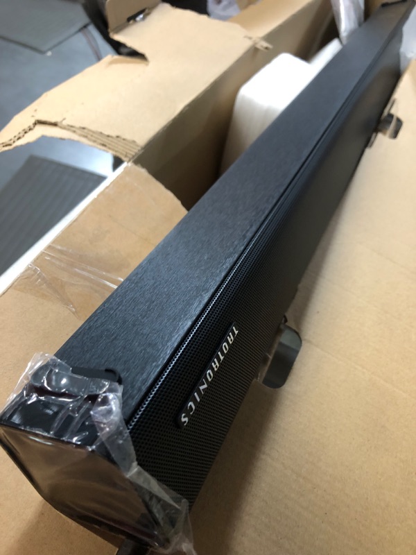 Photo 3 of **FOR PARTS** BESTISAN Soundbar, TV Sound Bar with Dual Bass