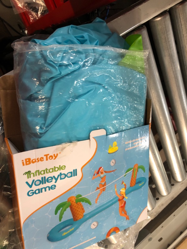 Photo 1 of  Inflatable Pool Float Set Volleyball Net