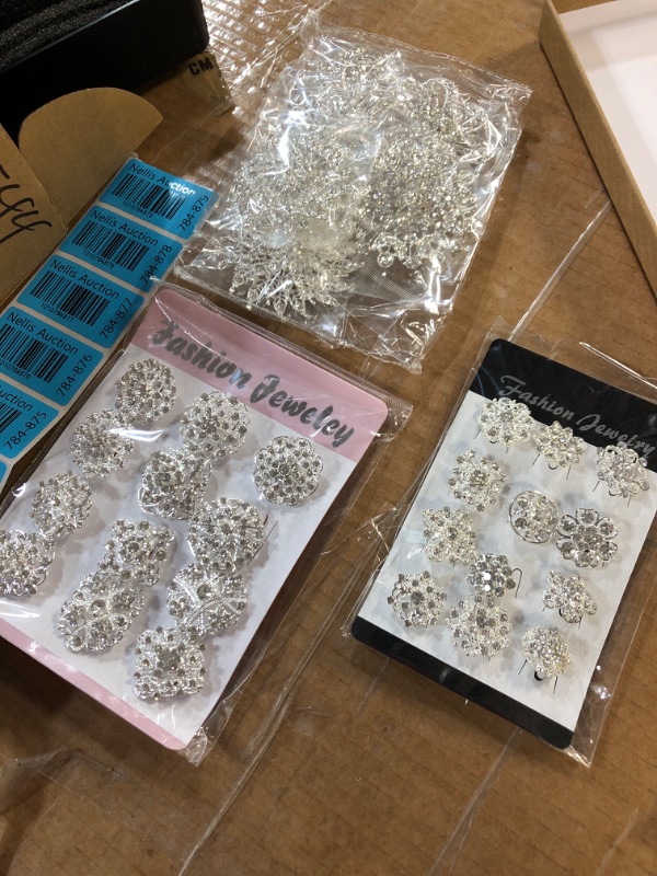Photo 1 of Your Perfect Gifts 30 pcs Rhinestone Silver Brooches