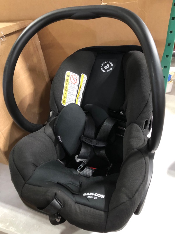 Photo 4 of [USED] Maxi-Cosi Mico 30 Infant Car Seat - Midnight Black (PureCosi)