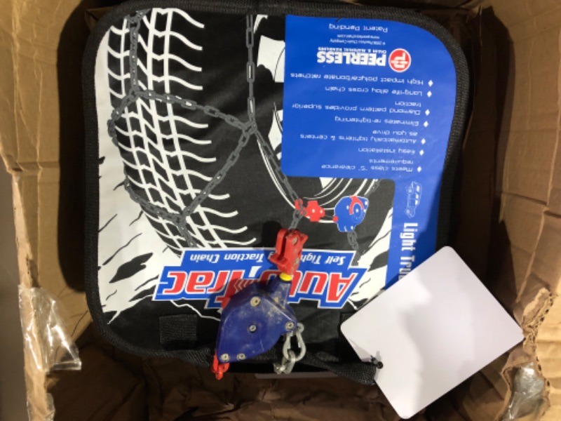 Photo 2 of [USED] Peerless 0232405 Auto-Trac Light Truck/SUV Tire Traction Chain - Set of 2 Series 2300 - 232405 Traction Chain