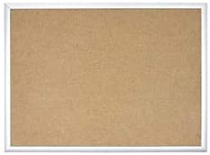 Photo 1 of U Brands Linen Cork Linen Bulletin Board, 17 x 23 Inches, White Wood Frame (3264U00-01) 17'' x 23'' Board