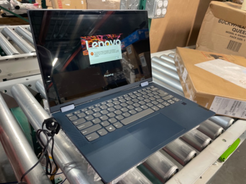 Photo 2 of USED: Lenovo Ideapad 14" Touchscreen Intel i3-1115G4 3GHz 128GB SSD 4GB RAM WIN11 Abyss Blue