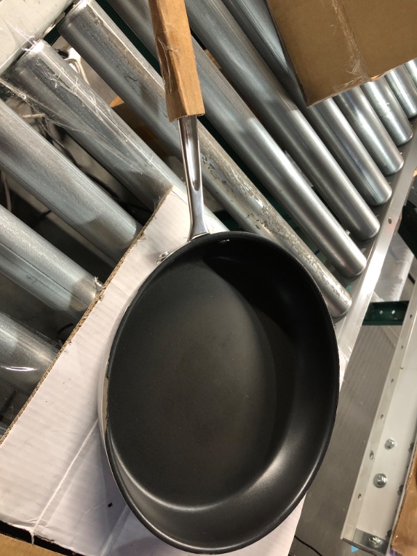 Photo 2 of AmazonCommercial Tri-Ply Non-Stick Stainless Steel Fry Pan, 12 Inch