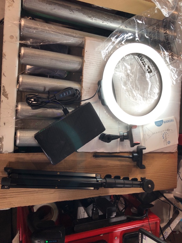 Photo 2 of *USED/SEE NOTES** GearLight Ring Light - 10" Selfie Tripod Stand with LED Lights