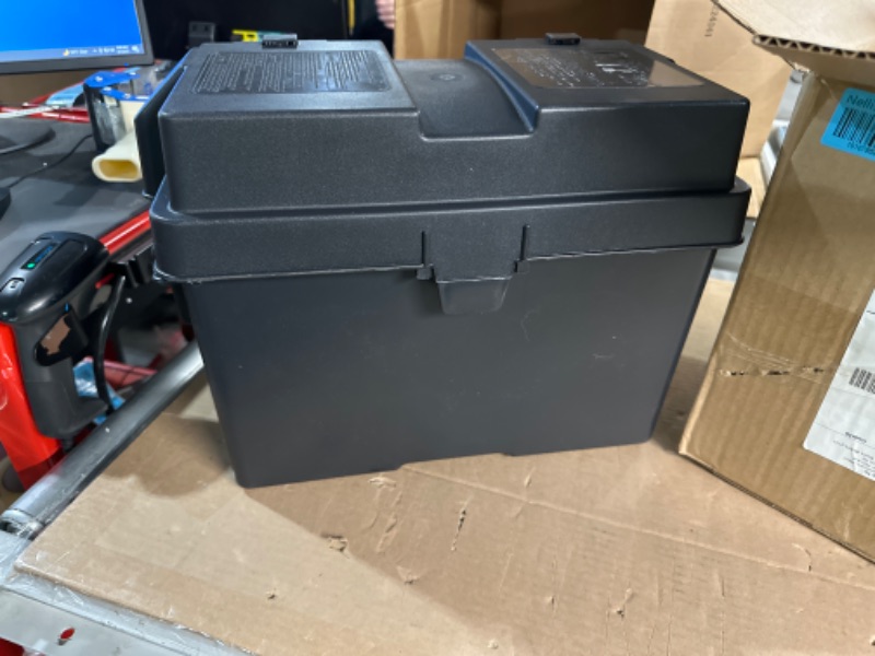 Photo 2 of NOCO Snap-Top HM327BKS Battery Box, Group 27 12V Outdoor Waterproof Battery Box for Marine, Automotive, RV, Boat, Camper and Travel Trailer Batteries