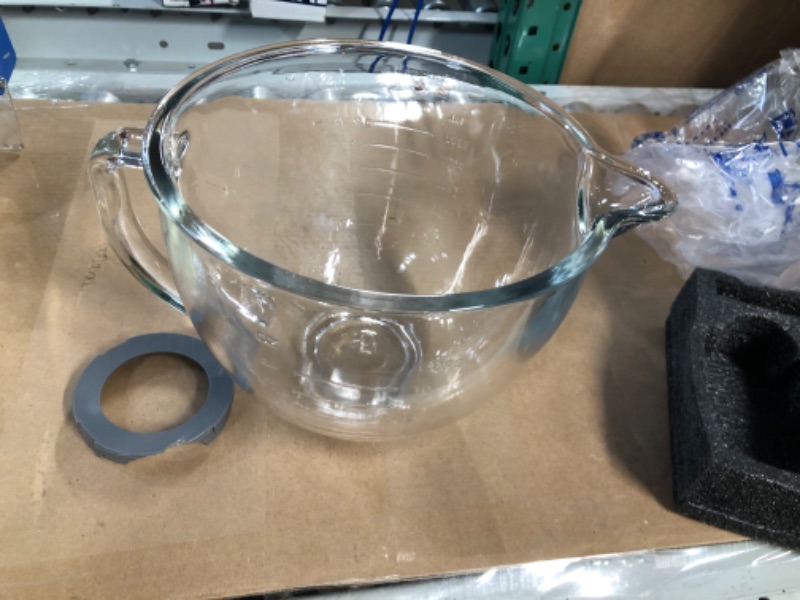 Photo 3 of *Damaged* Glass Mixing Bowl 5 QT, for KitchenAid 4.5 and 5 Quart Tilt-Head Stand Mixers