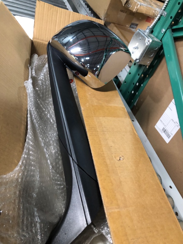 Photo 1 of High Soar Chrome Hood Mirror for Freightliner Cascadia 2018 2019 2020, Passenger Right Side