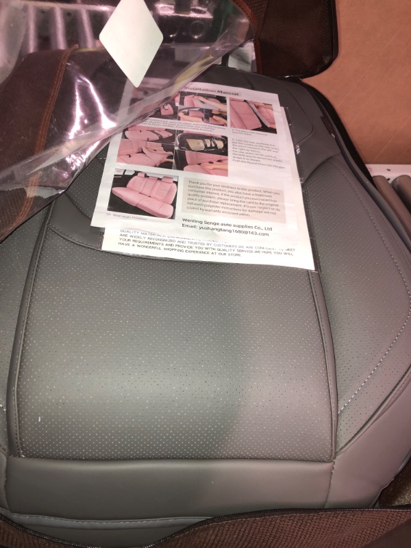 Photo 3 of D-Lumina Back Seat Cover - (51.97 X 23.23 Inch) Grey